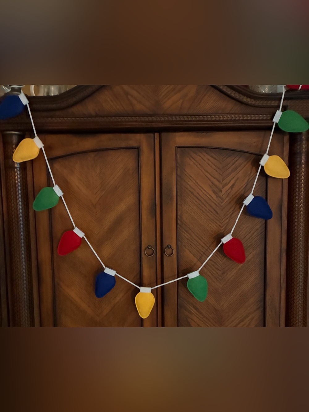 Holiday Lights Garland Project - choose your adornments